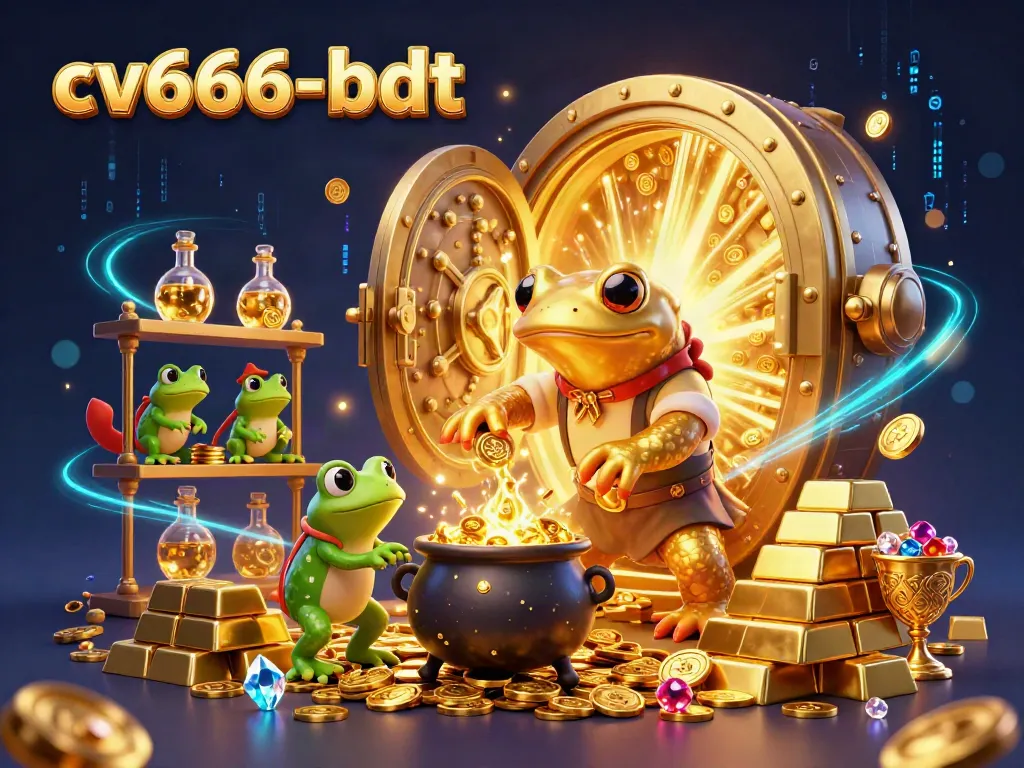 Experience the thrilling action of cv666-bdt's casino games, showcasing golden treasures and dynamic alchemist scenes.
