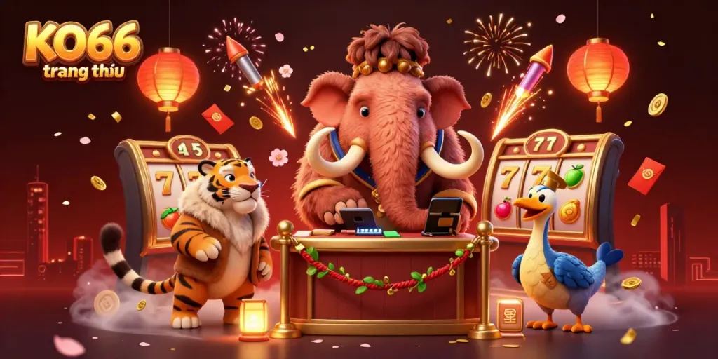 Play exciting games at KO66 trang chủ with vibrant graphics and engaging characters welcoming you at the casino.