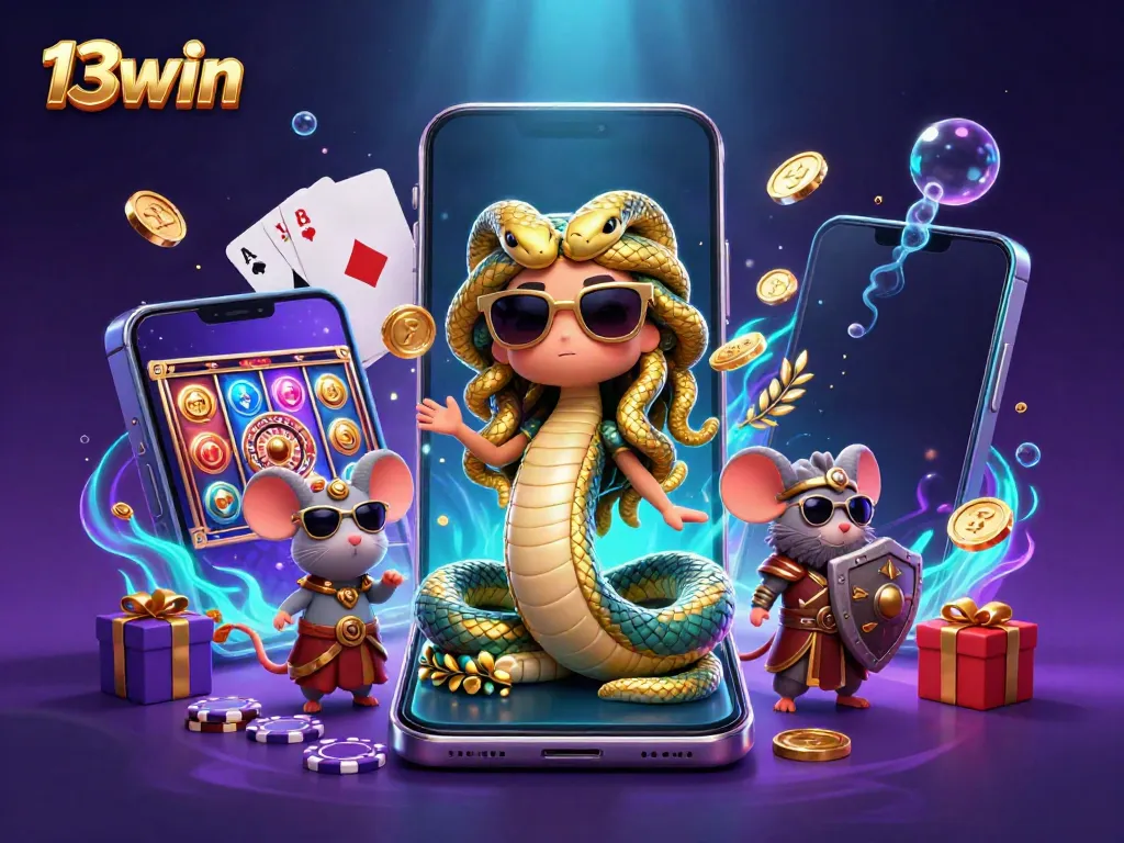 Experience exciting gameplay with 13win; Medusa and friends bring the fun of casino adventures to life.