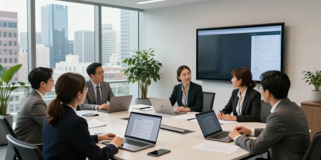 Lead Roedl's legal team collaborating in a modern office setting.