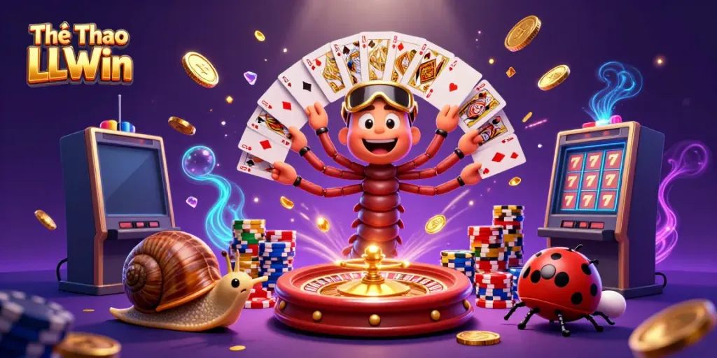 Experience thrilling gameplay at Thể Thao LLWIn with vibrant characters and dynamic casino elements.