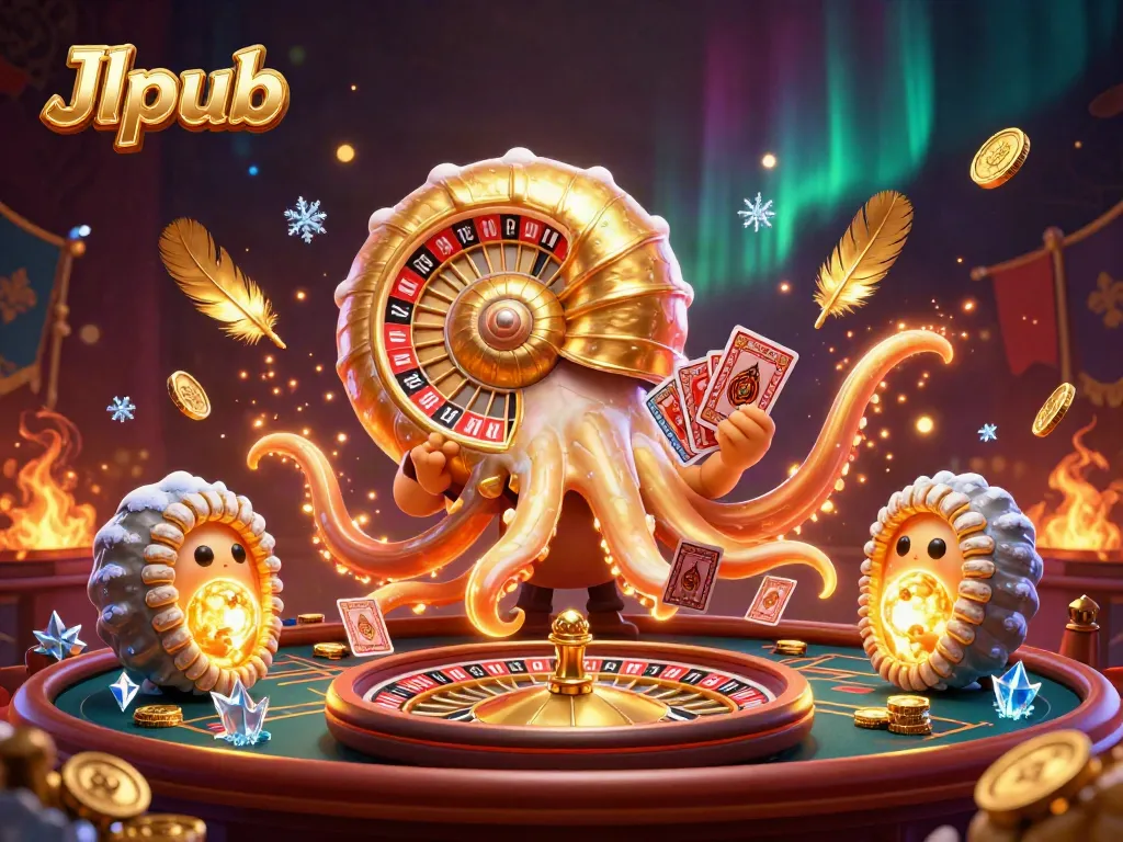 Engage in winning strategies at Jlpub with a vibrant casino scene featuring high-stakes games.